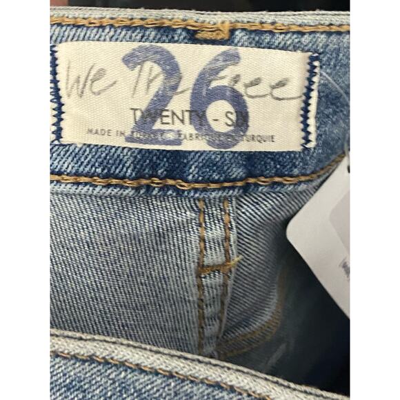 Free People Jegging Jeans Light Wash High Rise Sierra Raw Size 26x26 (1184) NWT! - Picture 7 of 7